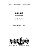 Sailing for Louisiana Orchestra sheet music cover